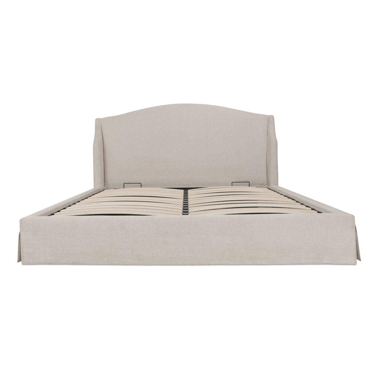 Weston Storage Bed – 88.58" Wingback Upholstered Storage Bed (2 Colors) (9)