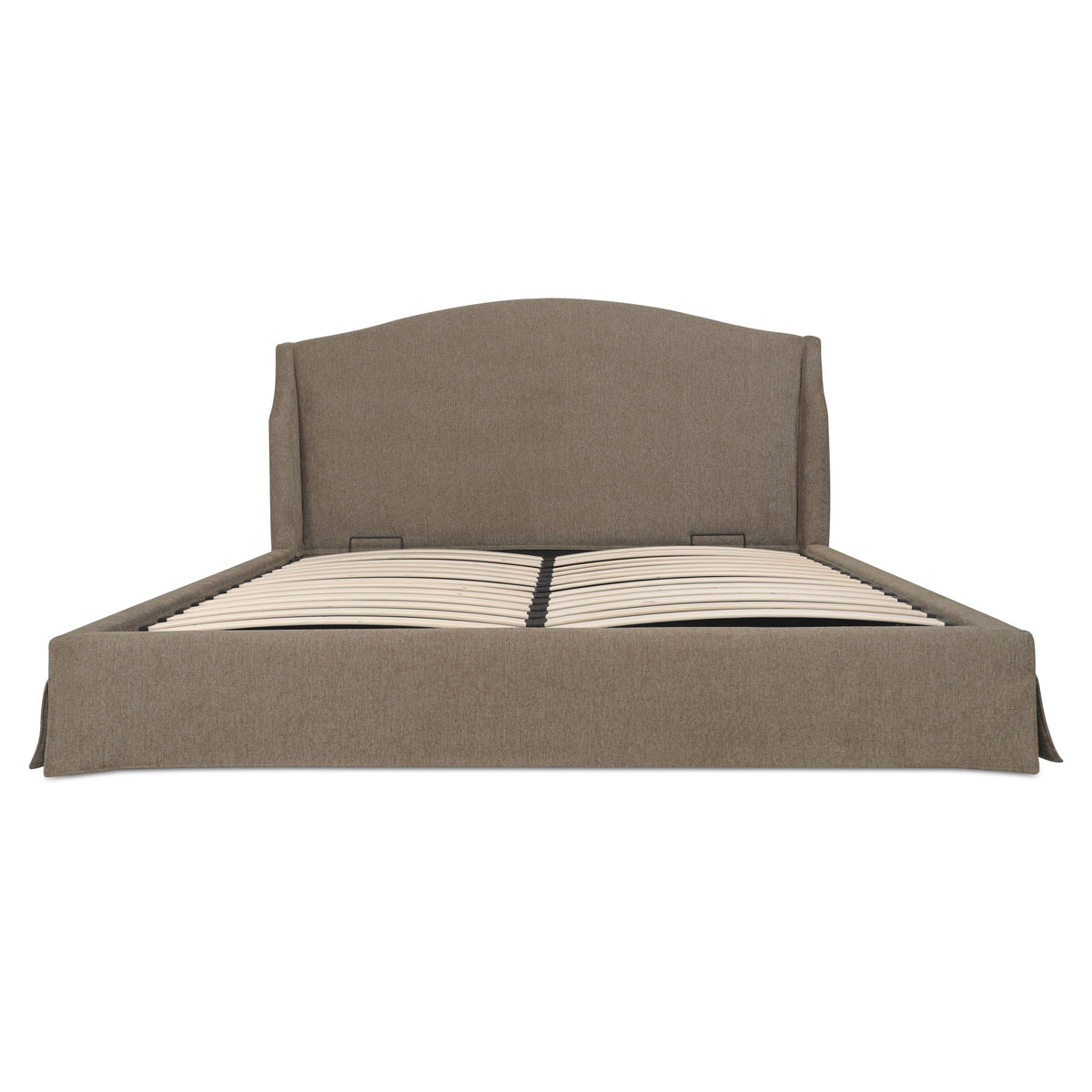 Weston Storage Bed – 88.58" Wingback Upholstered Storage Bed (2 Colors) (17)