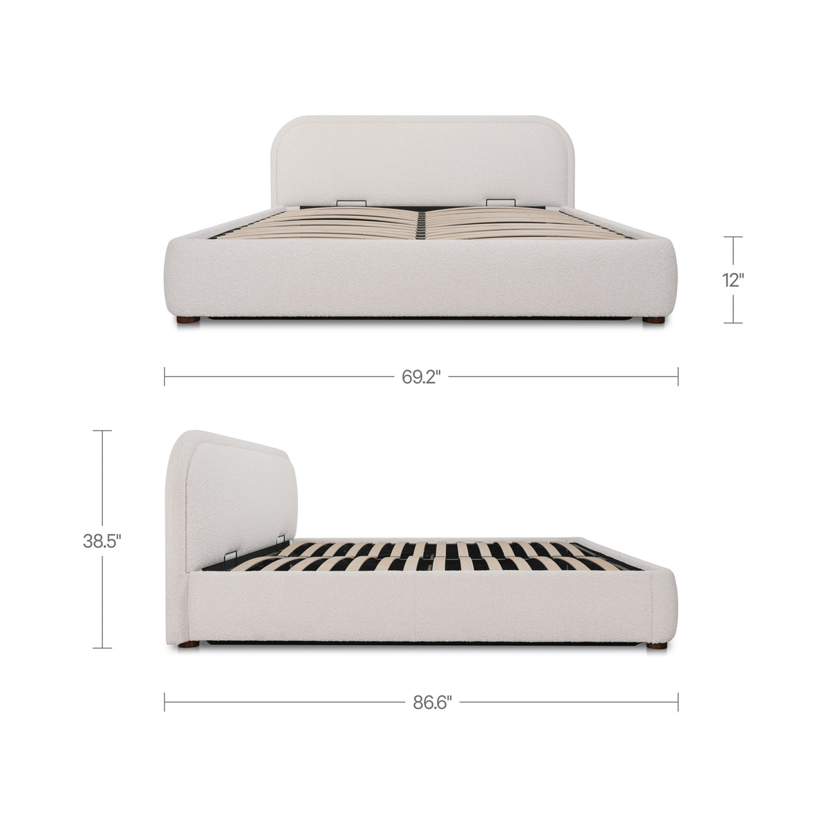 Colin Storage Bed – 69.29"–85.03" Upholstered Storage Bed (2 Colors) (29)