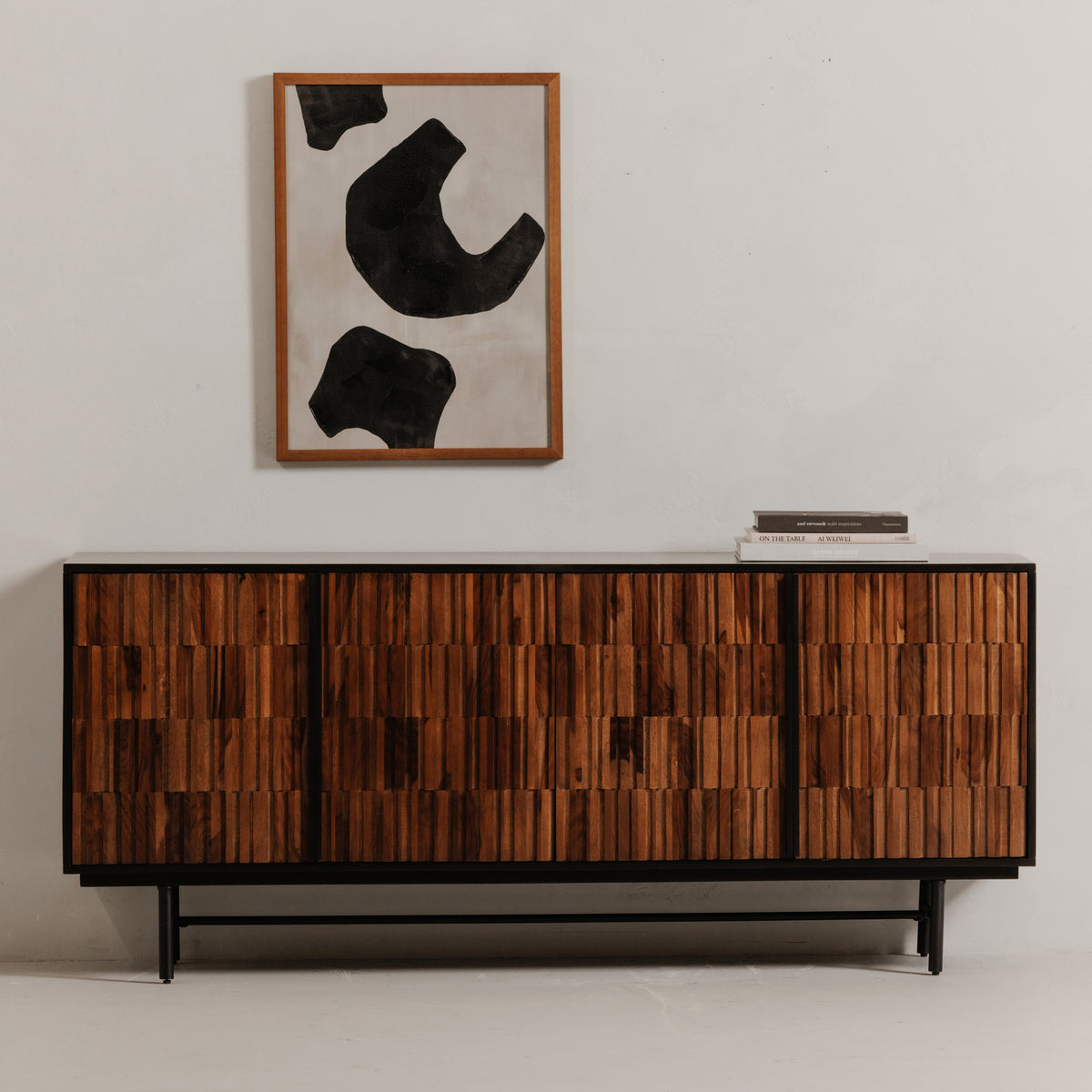 Jackson Sideboard – 68.5" Solid Mango and Sheesham Sideboard (5)