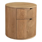 Theo Nightstand – 19" Curved Oak Nightstand (2 Colors) (3)
