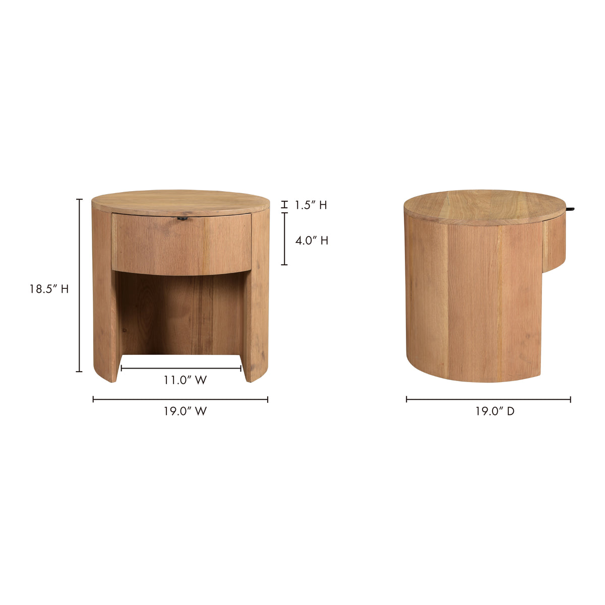 Theo Nightstand – 19" Curved Oak Nightstand (2 Colors) (20)