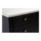 Eleanor Chest – 40" Marble Top 5 Drawer Chest (8)