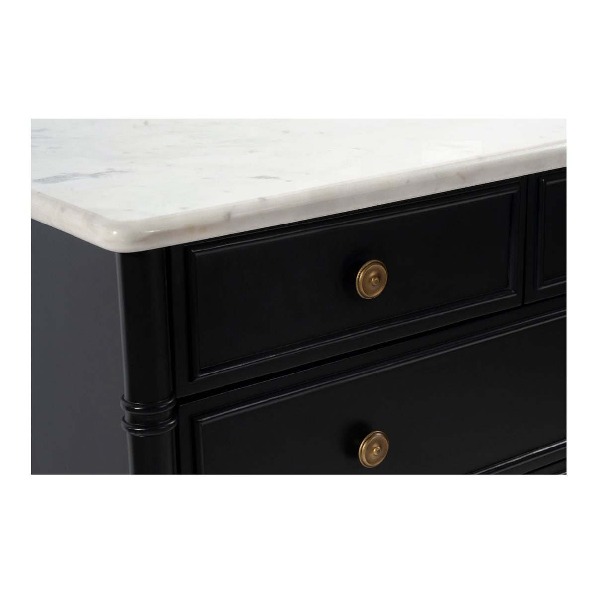 Eleanor Chest – 40" Marble Top 5 Drawer Chest (8)