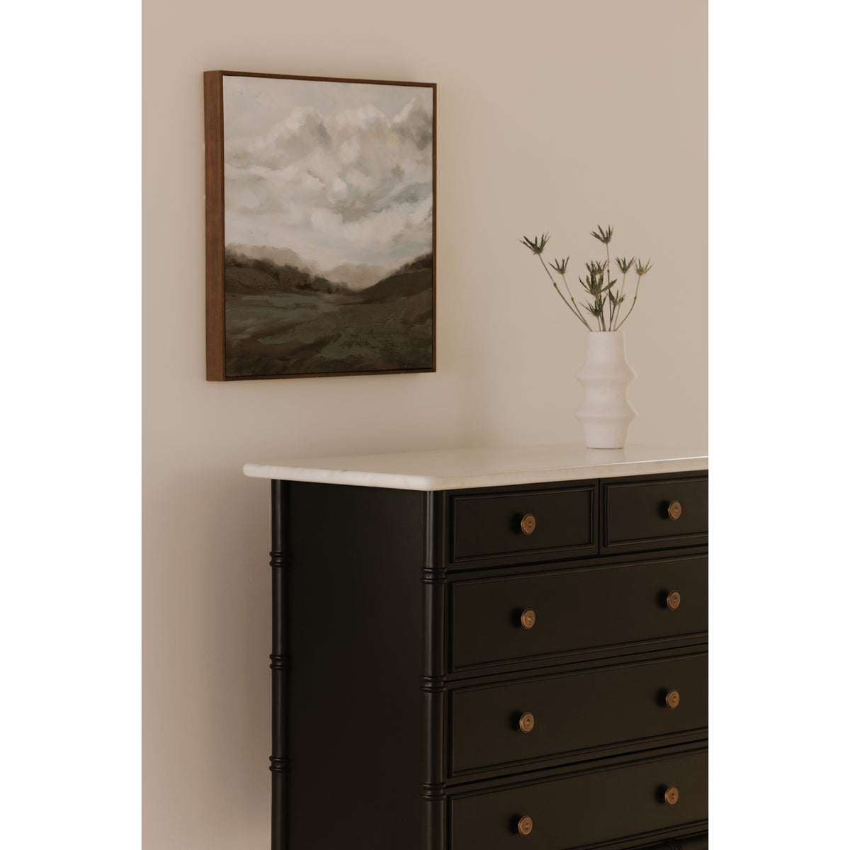 Eleanor Chest – 40" Marble Top 5 Drawer Chest (14)
