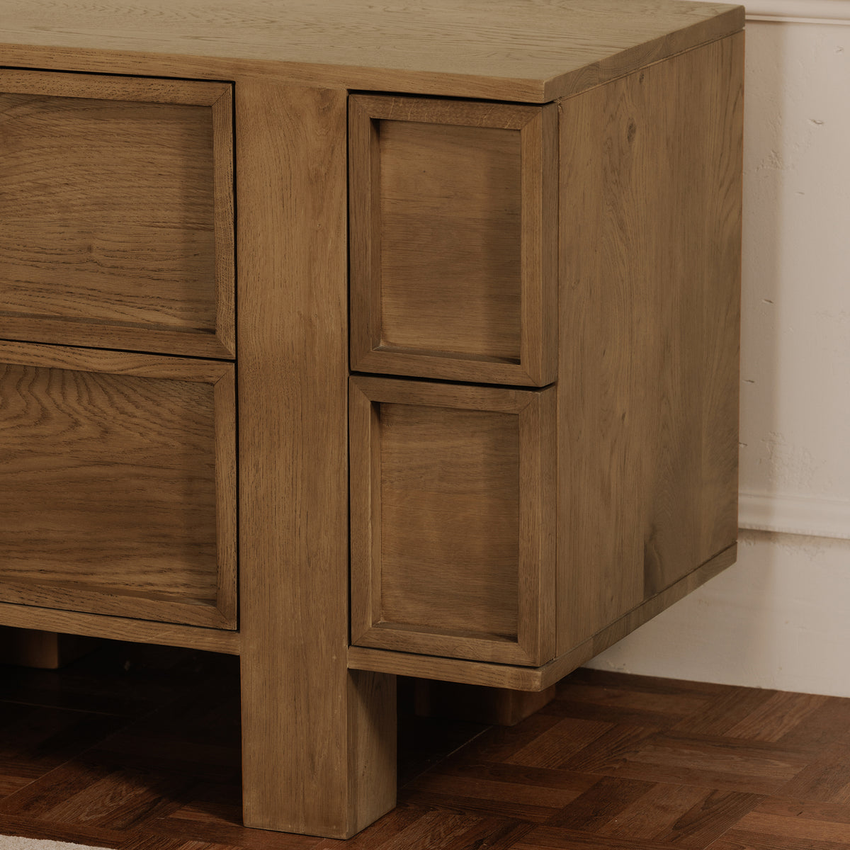 Henley Nightstand – 36" Solid Oak Nightstand (8)