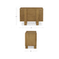 Henley Nightstand – 36" Solid Oak Nightstand (11)
