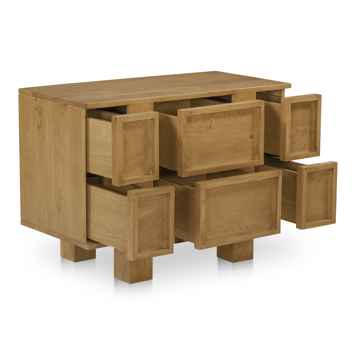 Henley Nightstand – 36" Solid Oak Nightstand (3)