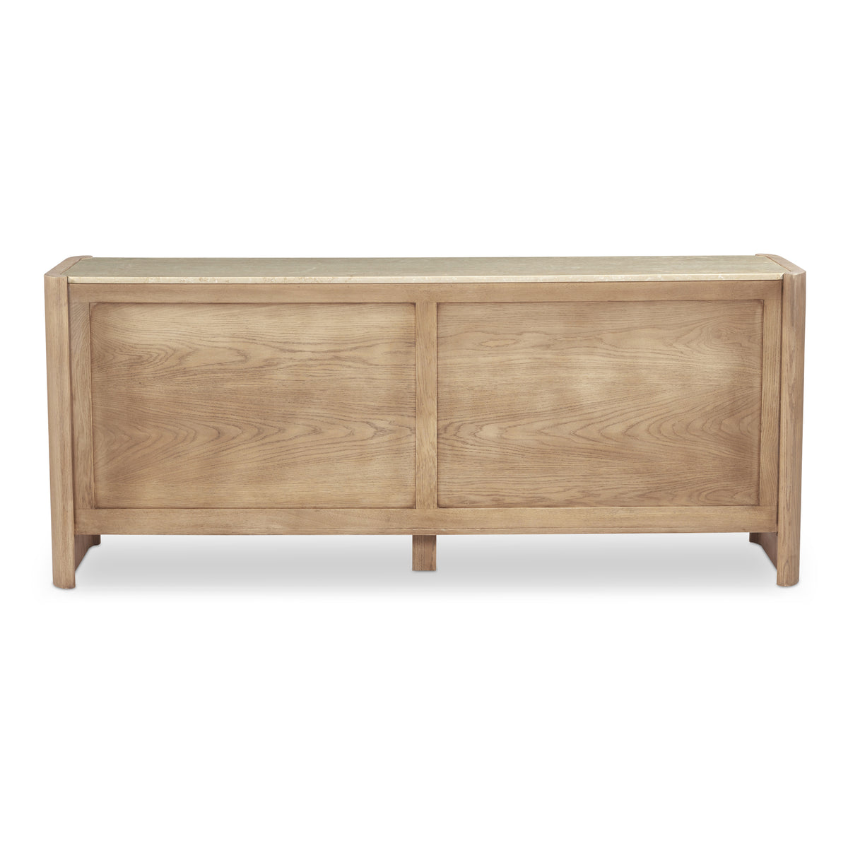 Lane Dresser – 72" Oak and Marble 6-Drawer Dresser (5)