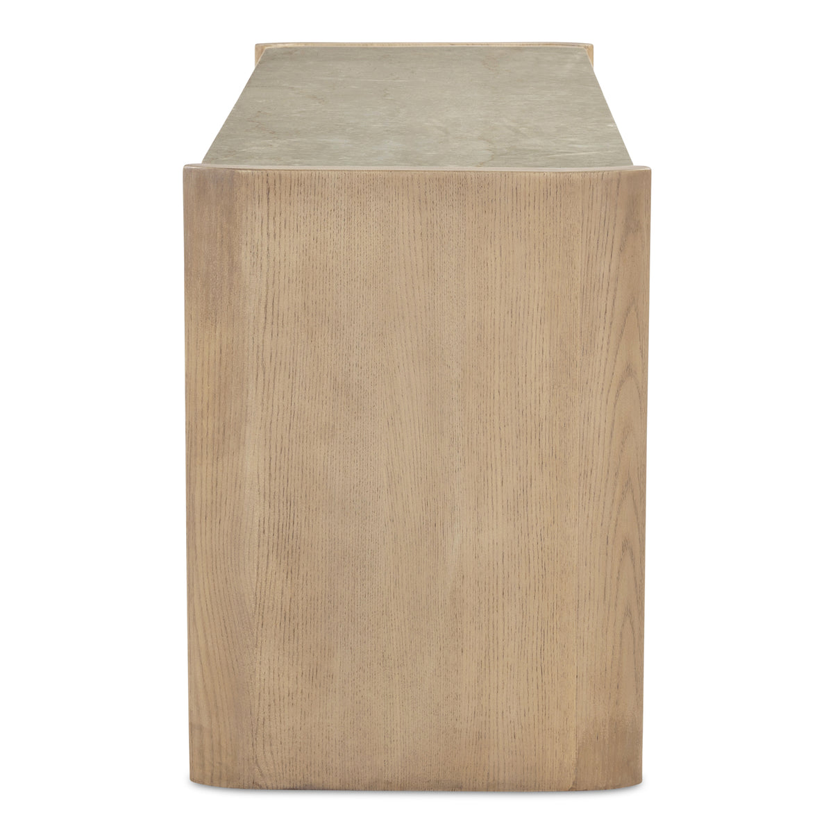 Lane Dresser – 72" Oak and Marble 6-Drawer Dresser (4)