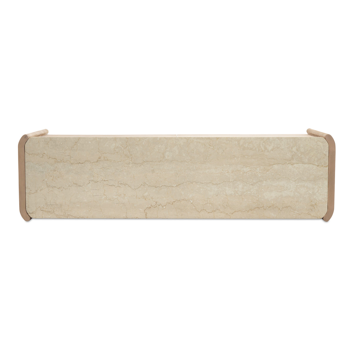 Lane Dresser – 72" Oak and Marble 6-Drawer Dresser (6)