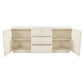 Nadine Sideboard – 78" Marble Top Sideboard (2 Colors) (2)