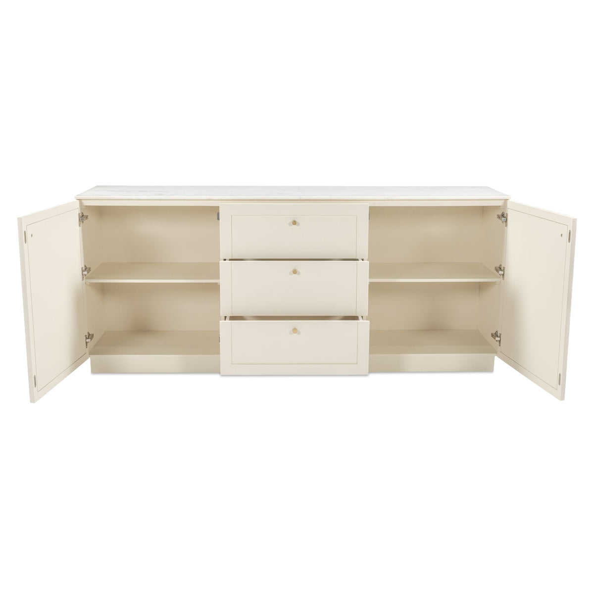 Nadine Sideboard – 78" Marble Top Sideboard (2 Colors) (2)