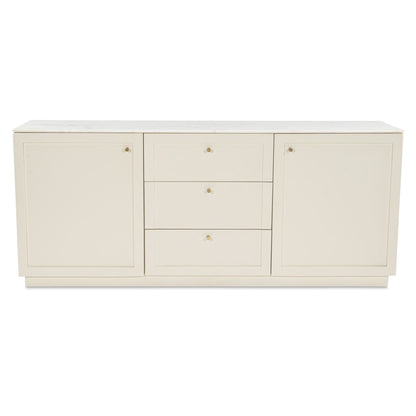 Nadine Sideboard – 78" Marble Top Sideboard (2 Colors) (1)