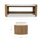 Fern Coffee Table – 47" Oval Marble Coffee Table (5)