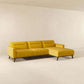 Ella Yellow L-Shape Sectional Chaise Sofa 109"