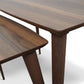 Ronald MCM Nesting End Wood Tables (Set Of 3)