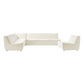 Corner Fabric Modular Sofa Sectional 126"L