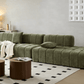 Modern Tufted Modular 3pc. Sectional Sofa 143” - Revel Sofa 