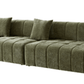 Modern Tufted Modular 3pc. Sectional Sofa 143” - Revel Sofa 