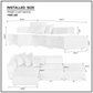 Soft Corduroy Sectional Modular Sofa 3 or 4 Piece Set, Gray or Beige - Revel Sofa 