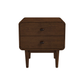 Alexa MCM Styled Wood Nightstand 2 Drawer - Revel Sofa 