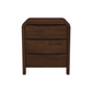 Lionel MCM Solid Wood 3 Drawer Nightstand in Walnut - Revel Sofa 