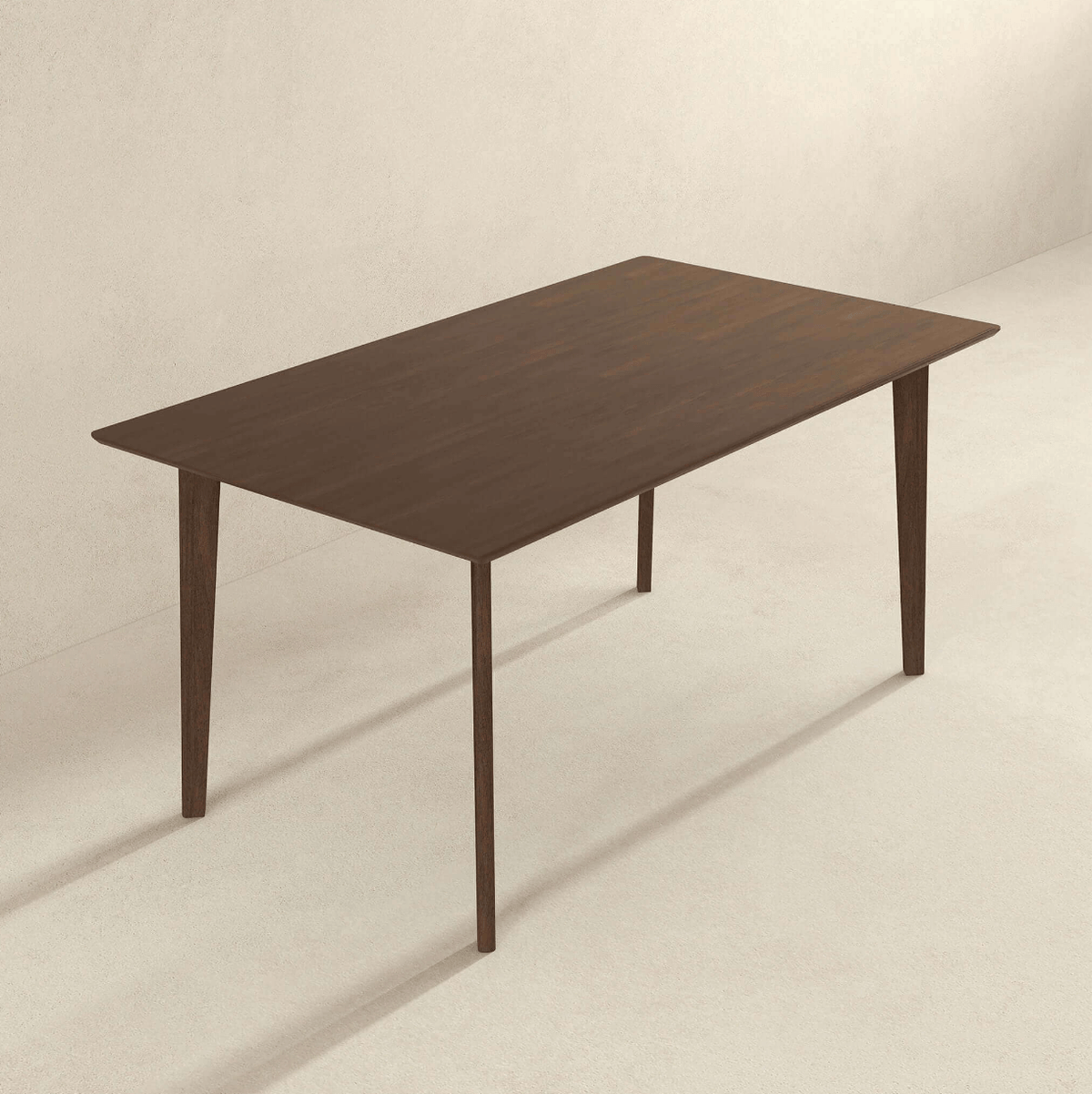 Carlos MCM Solid Wood Dining Table 59" - Revel Sofa 