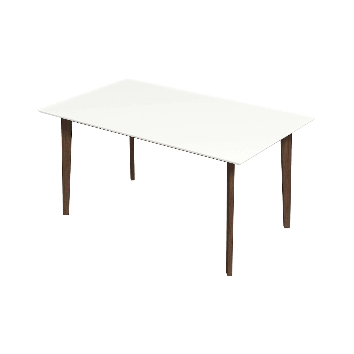 Carlos MCM Solid Wood Dining Table 59" - Revel Sofa 