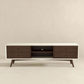 Caroline MCM Solid Wood TV Console Stand 71" - Revel Sofa 