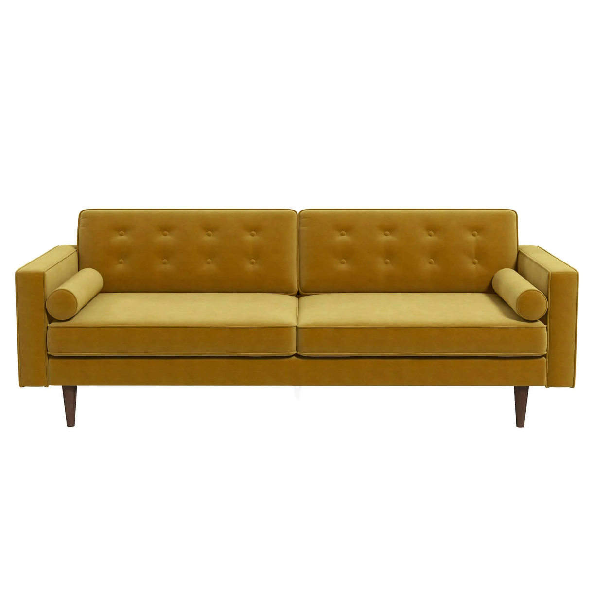Casey MCM Style Button Tufted Velvet Sofa 84" - Revel Sofa 
