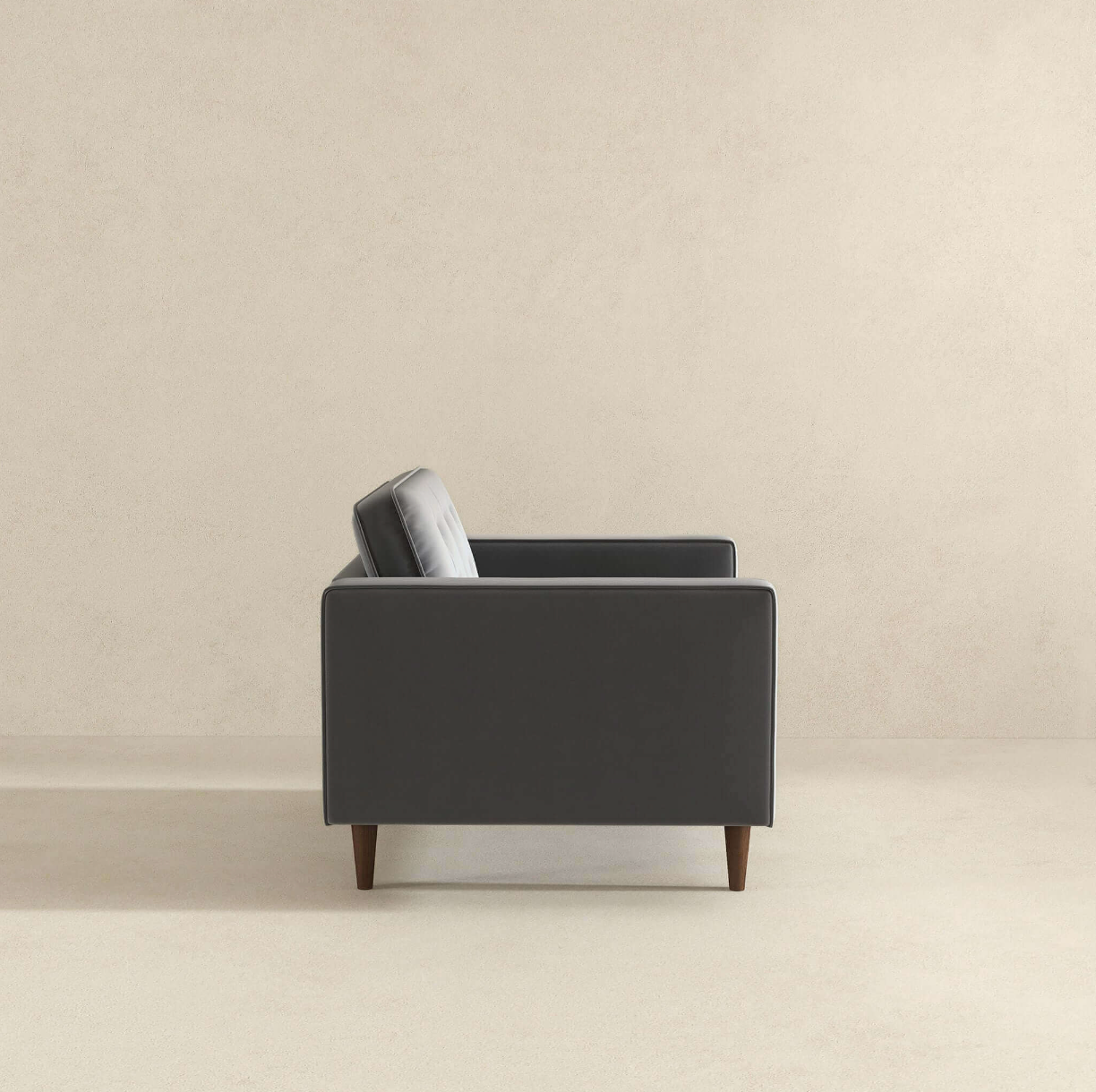 Casey MCM Style Velvet Lounge Chair - Revel Sofa 
