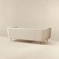 LaMattina MCM Genuine Leather Channel Tufted Sofa 86” - Revel Sofa 