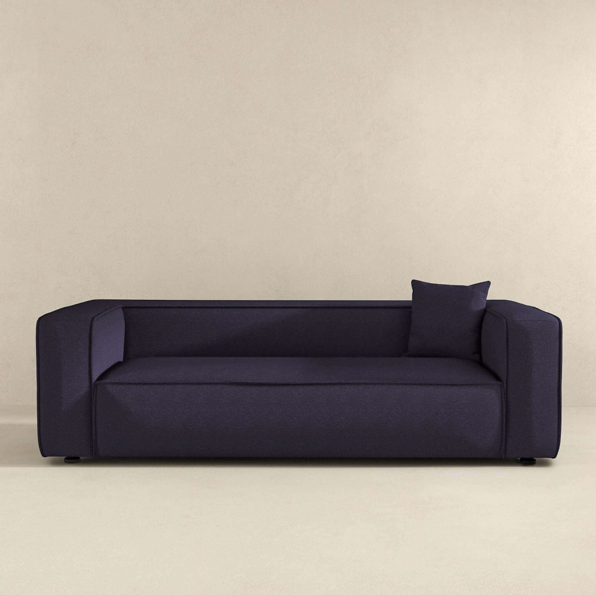 Marshall Modern Minimalist Contemporary Boucle Sofa 91” - Revel Sofa 