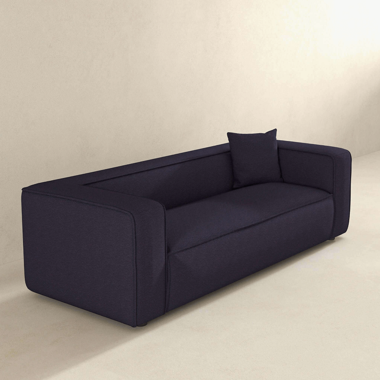 Marshall Modern Minimalist Contemporary Boucle Sofa 91” - Revel Sofa 