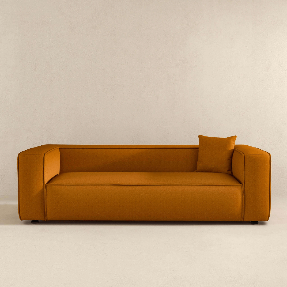 Marshall Modern Minimalist Contemporary Boucle Sofa 91” - Revel Sofa 
