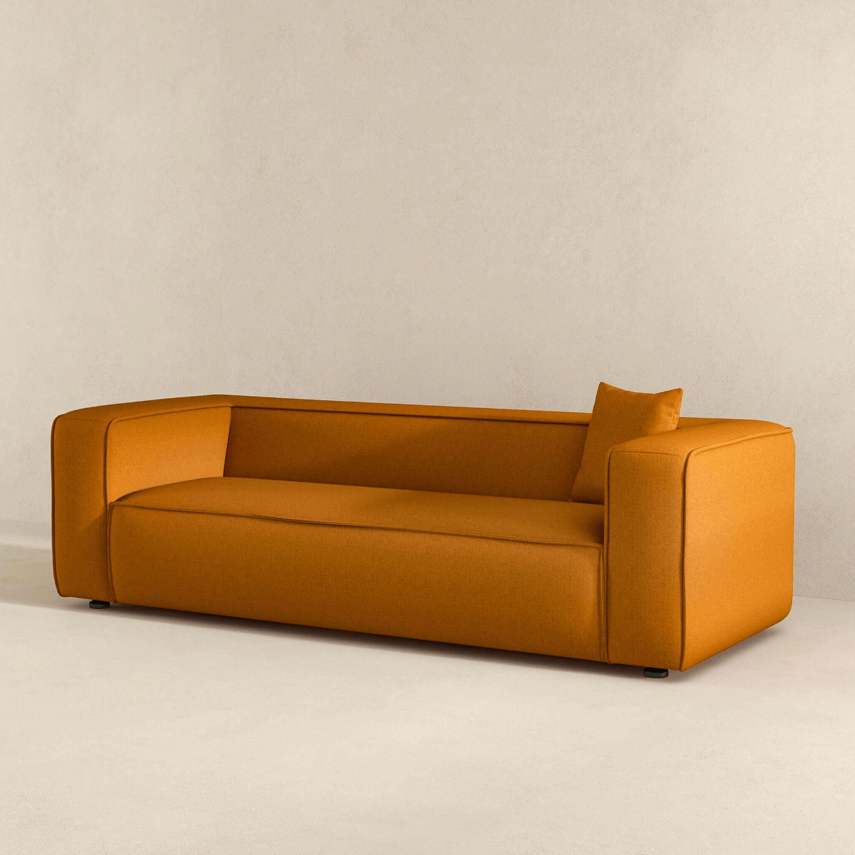Marshall Modern Minimalist Contemporary Boucle Sofa 91” - Revel Sofa 