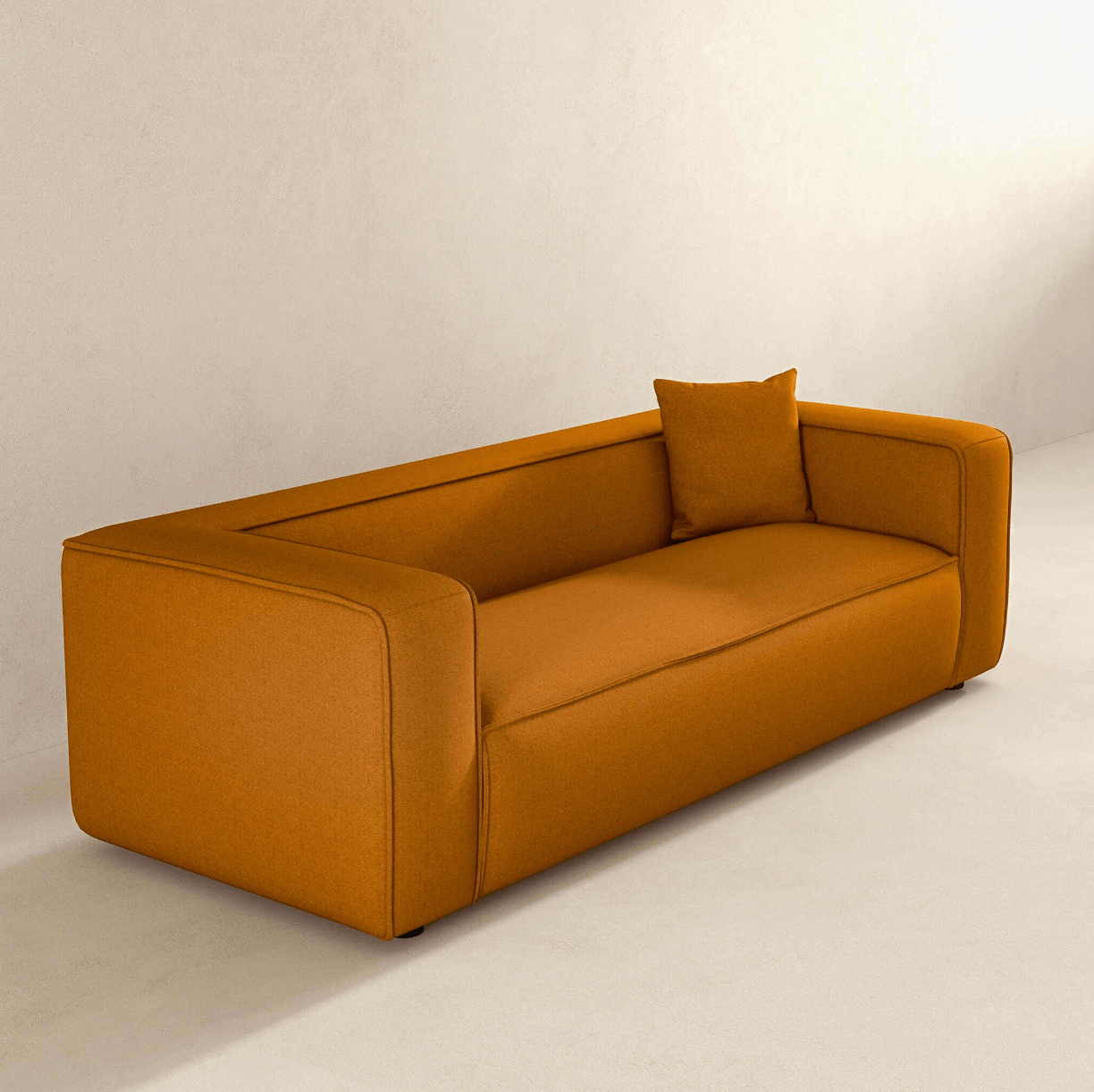 Marshall Modern Minimalist Contemporary Boucle Sofa 91” - Revel Sofa 