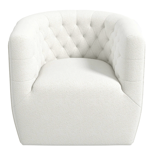Delaney MCM Tufted Swivel Accent Chair - Revel Sofa