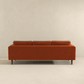 Amber MCM Styled Velvet Sofa Couch 86" - Revel Sofa 