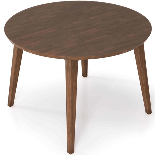 Lara MCM Round Solid Wood Dining Table 43" - Revel Sofa