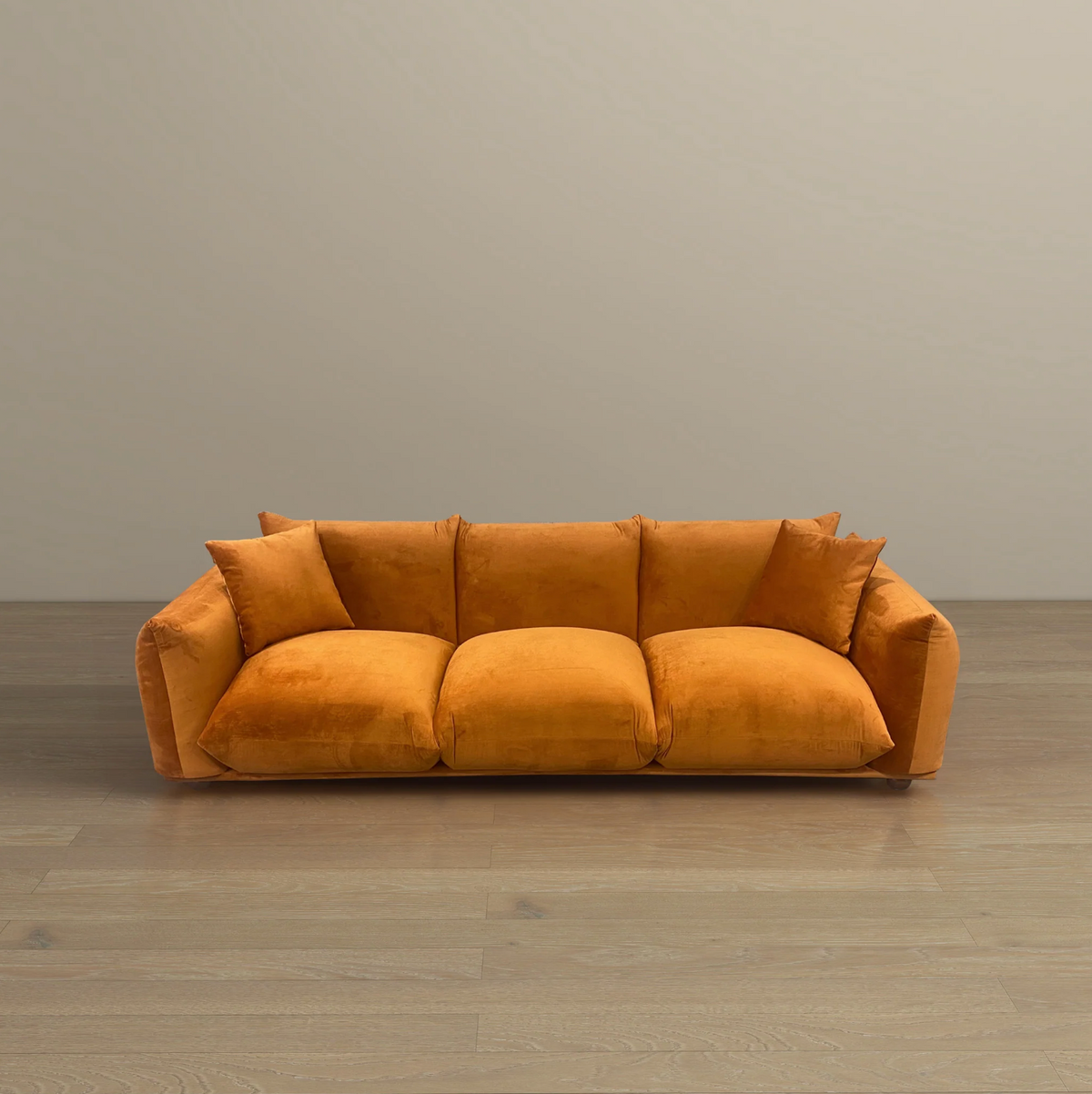 Kely Boho Chic Plush Sofa Couch 100” - Revel Sofa 