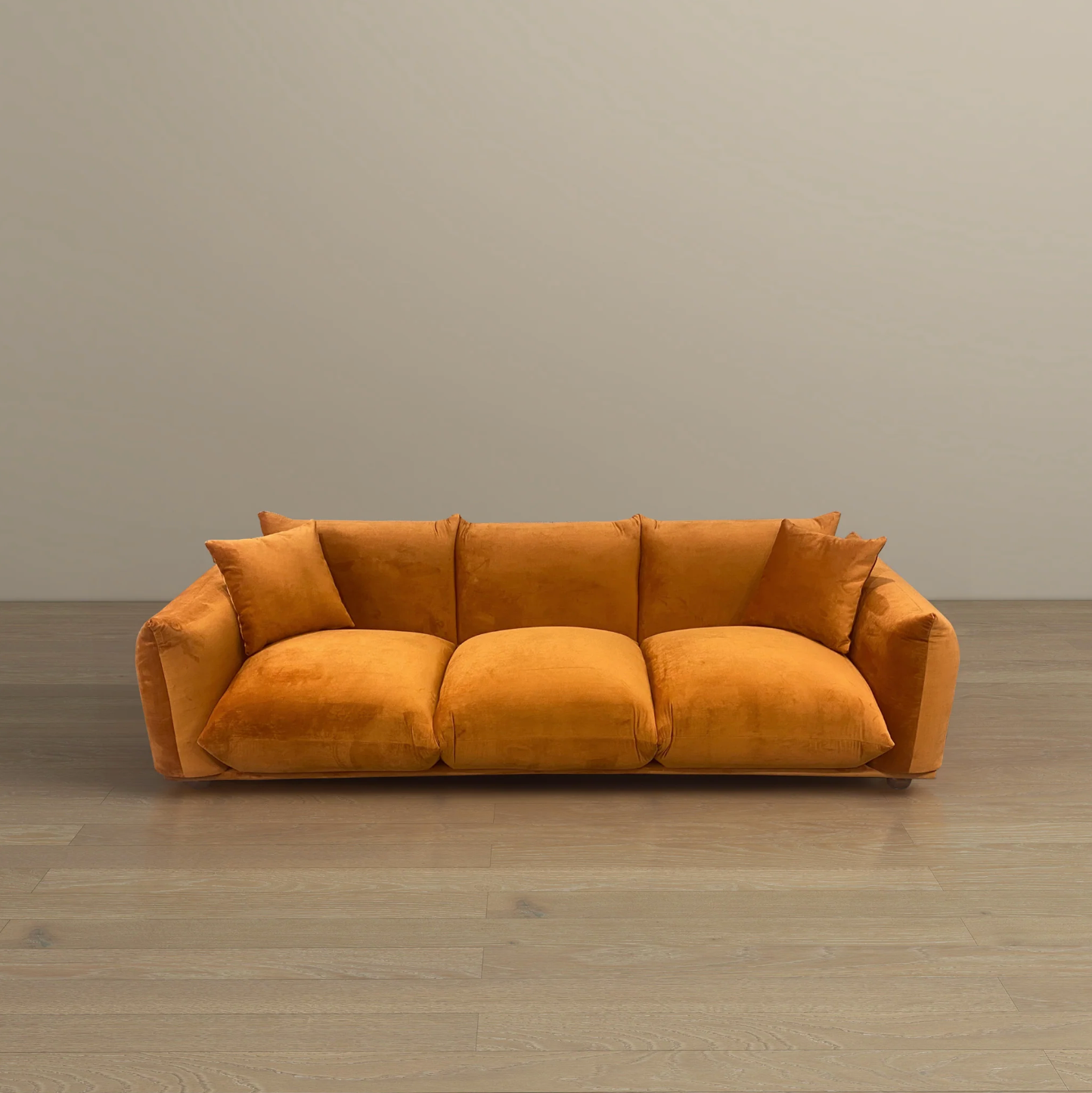 Kely Boho Chic Plush Sofa Couch 100” - Revel Sofa 