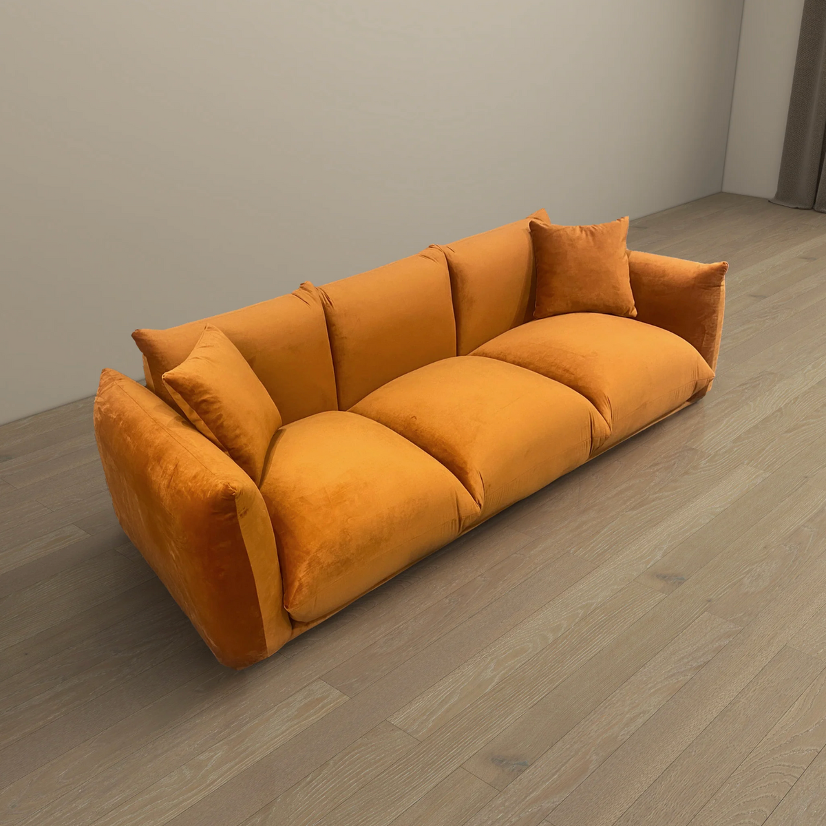 Kely Boho Chic Plush Sofa Couch 100” - Revel Sofa 