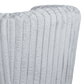 Mira Velvet Channel Tufted Swivel Lounge Chair in White or Gray - Revel Sofa 