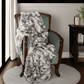 Gray Rabbit Fur Throw Blanket
