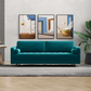 Anthony MCM Tufted Fabric Box Arm Sofa 88" (5 Colors)