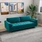 Anthony MCM Tufted Fabric Box Arm Sofa 88" (5 Colors)
