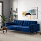 Casey MCM Button Tufted Back Velvet Sofa 84" (6 Colors)
