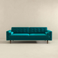 Casey MCM Button Tufted Back Velvet Sofa 84" (6 Colors)